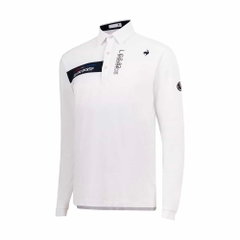 Áo Polo dài tay le coq golf Nam  - LG4FLS00MV-WH00