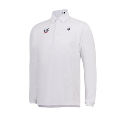 Áo Polo dài tay le coq golf Nam  - LG4FLS03MV-WH00