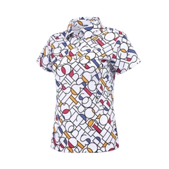 Áo Polo le coq golf Nữ LG5SHS07LV-WH00