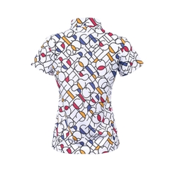 Áo Polo le coq golf Nữ LG5SHS07LV-WH00