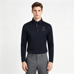 Áo Polo dài tay le coq golf Nam LG6FLSG7MV-NV00