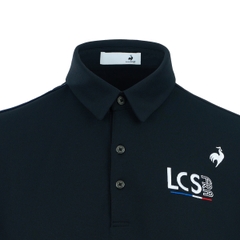 Áo Polo le coq golf Nam LG6SHSV0M-BK00