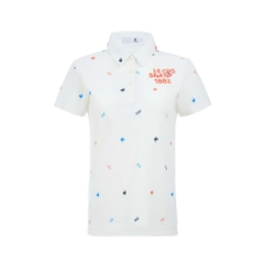 Áo Polo le coq golf Nữ LG6SHST3LV-WH00