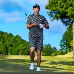 Áo Polo golf adidas AOP AEROREADY Nam - IN9041