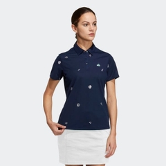 Áo Polo golf adidas Play Green Monogram Nữ - HT6876