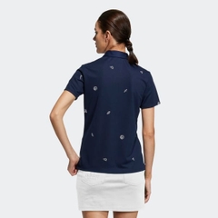 Áo Polo golf adidas Play Green Monogram Nữ - HT6876