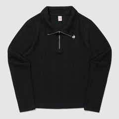 Áo nỉ le coq sportif Nữ QR322OFS91-BLK
