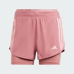 Quần short chạy bộ adidas Own the Run 3 sọc 2 trong 1 Nữ - IS9574