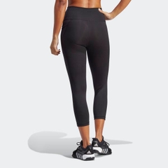 Quần legging tập luyện adidas 3/4 Cạp Cao Có Túi Optime Nữ - HS9932