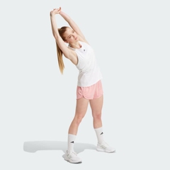 Quần short adidas Cạp Cao Dệt Kim Pacer Essentials Nữ - IX1025