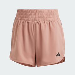Quần short tập luyện adidas Pacer 3 sọc cạp cao Nữ - JD2288