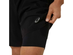 Quần short tập luyện ASICS Nam 2 IN 1 7 IN WOVEN short 2031E777.001