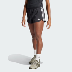 Quần short tập luyện adidas Pacer cạp cao Nữ - IT7760