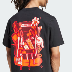 Áo T-shirt leo núi adidas TERREX hoạ tiết Nam - JI9165