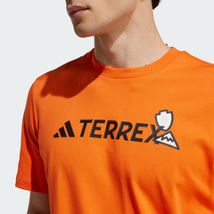 Áo T-shirt leo núi adidas TERREX hoạ tiết Nam - JI9166