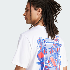 Áo T-shirt leo núi adidas TERREX hoạ tiết Nam - JI9164