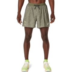 Quần short chạy trail ASICS FUJITRAIL ALL OVER PRINT 5IN Nam - 2011D392.300