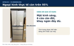 Tủ lạnh Hitachi R-HW60K(XN) 602L 6 cửa đã qua sử dụng trên 95% – Made in Japan