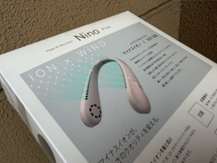 Quạt đeo cổ Kirala Air Nino KAN-012 màu hồng – pin sạc USB-C