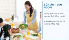 Tủ lạnh Mitsubishi MR-WXD70M-H 700L 6 cửa màu xám hổ phách