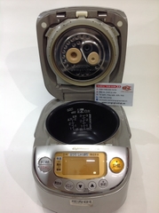 Nồi cơm điện cao tần ÁP SUẤT Zojirushi NP-RF05 0.54 lít màu xám sản xuất 2009 bảo hành 12 tháng