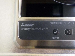Bếp Từ IH Mitsubishi CS-H217B Nội địa Nhật 1 Từ 3KW + 1 Hồng Ngoại 2kw Made In Japan