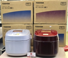 Nồi cơm điện cao tần áp suất hút chân không Toshiba RC-18VSM nội địa Nhật