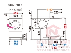 Máy giặt sấy Panasonic NA-VX8600L 10kg/6kg – Mới 100%