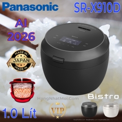 Nồi cơm điện cao tần áp suất (IH) Panasonic SR-X910D VIP Công nghệ AI 2026 Made in Japan