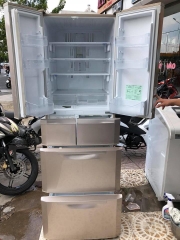 Tủ lạnh 6 cánh chính hãng Mitsubishi MR-E45R-S1 445 lít nội địa Nhật Bản mới 96%