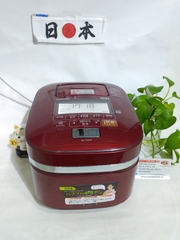Nồi cơm điện cao tần áp suất hút chân không Toshiba xoong chuông vip Toshiba RC-10VPF màu đỏ 1.0L nội địa nhật mới 95%