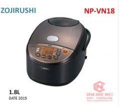 Nồi cơm điện cao tần IH Zojirushi NP-VN18 1.8L Made in Japan màu nâu mới 97% 2nd