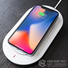 Đế sạc nhanh không dây kiêm sạc dự phòng Mipow Power Cube X
