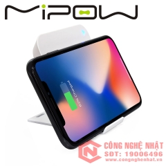 Đế sạc nhanh không dây chính hãng Mipow Power Xcube 300 màu trắng