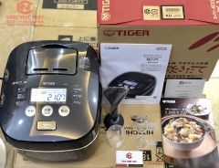 Nồi cơm điện cao tần áp suất IH Tiger JKX-V152 1,5L Nồi VIP xoong gốm 2 bi Made in Japan MỚI 100%