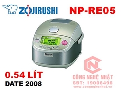 Nồi cơm điện cao tần áp suất Zojirushi NP-RE05 0.54 lít màu xám nội địa 2nd