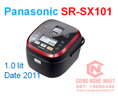 Nồi cơm điện cao tần IH Panasonic SR-SX101 1.0 sx 2011 lít màu đen đỏ - bảo hành 12 tháng