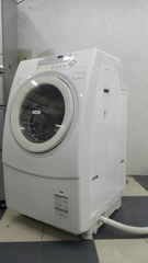Máy giặt cửa trước Sanyo AWD-AQS3 nội địa Nhật Bản màu trắng 2nd 97%