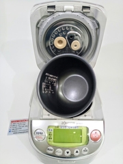 Nồi cơm điện cao tần áp suất Zojirushi NP-RE05 0.54 lít màu xám nội địa 2nd