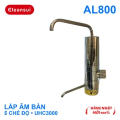 Bộ máy lọc nước điện giải Cleansui AL800 lắp âm bàn, 5 chế độ và lõi UHC3000