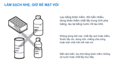 INAX AM-313TCV1 – Lau thân vòi và cảm biến bằng vật liệu phù hợp, tránh hóa chất mạnh.
