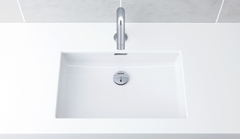 Thân vòi AutoMarge MX phối chậu lavabo chữ nhật âm bàn