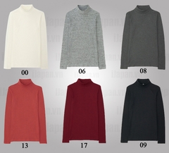 Áo len tăm Uniqlo cổ 3 phân Nhật Bản - 408677