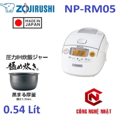 Nồi cơm điện cao tần áp suất Zojirushi NP-RM05 0.54L nội địa Nhật Mới 100%
