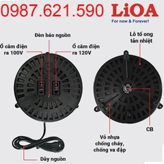 Biến áp tự ngẫu LIOA 1 pha 200VA - 200W