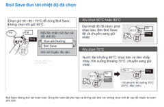 Boil Save đun tới nhiệt độ đã chọn