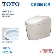 TOTO NEOREST RS1 CES9510R 100V1271W, minh họa ngoại hình chung dòngRS và men CEFIONTECT