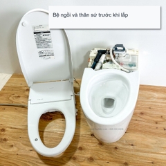 TOTO CES9720 AS2 màu trắng với phần WASHLET và thân sứ CS921B tách rời