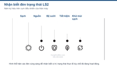 Các đèn trạng thái sạch nguồn bệ sưởi tiết kiệm và khử mùi trên LS2