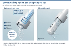 Minh họa EWATER chăm sóc đường nước bên trong và bề mặt ngoài vòi rửa GGA